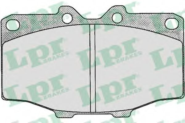 Set placute frana,frana disc TOYOTA HILUX II pick-up (LN8, RN5, LN6, YN6, YN5, LN5, RN6) (1983 - 2005) LPR 05P202