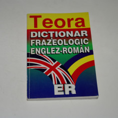 Dictionar frazeologic englez roman - Nicolescu - TEORA