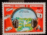 Noua Caledonie 1987 protectia mediului, căști, serie 1v. Neștampilată Mnh, Nestampilat