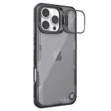 Husa iPhone 16 Pro Nillkin Iceblade Prop, cu decupaj camera, negru