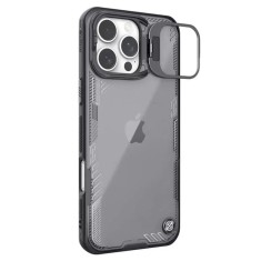 Husa iPhone 16 Pro Nillkin Iceblade Prop, cu decupaj camera, negru foto