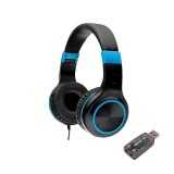 Casti Spacer, cu fir, standard, utilizare multimedia, microfon pe fir, pliabile, banda ajustabila, conectare prin adaptor USB 2.0 sau Jack 3.5 mm x 2,, Acer