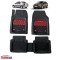 Covorase Auto Tip Tavă TEAMCAR&reg; Compatibile Dacia Logan 1, 2, Facelift, Protecție Completă, Rosu-Negru