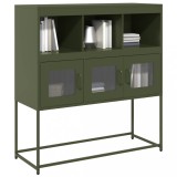 VidaXL Dulap, verde măsliniu, 100,5x39x107 cm, oțel laminat la rece