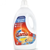 Detergent de rufe lichid Gama, Marseille &amp; Lotus, concentrat, 3in1, 2.2 l, 44 spalari, Resigilat, Grad A