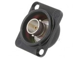 Conector BNC Bulkhead Izolat NBB75DSIB, Neutrik