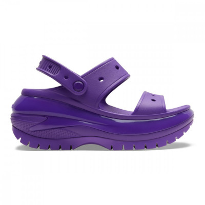 Sandale Crocs Classic Mega Crush Sandal Mov - Neon Purple foto