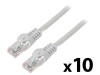 Patch cord U/UTP 6 litat CCA PVC gri 1,5m 26AWG, Lanberg