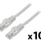 Patch cord U/UTP 6 litat CCA PVC gri 1,5m 26AWG