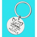 Breloc , zI Like Cats, , Otel inoxidabil