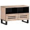 Gossi dulap tv, alb, 70x34x46 cm, lemn masiv mango