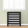 VidaXL Capac pentru radiator Stejar Negru 78 x 20 x 82 cm 869218