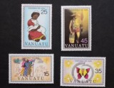 Cumpara ieftin VANUATU 1981 Fluturi Crăciun religie Serie nestampilata, Nestampilat