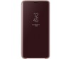 Husa de protectie Samsung Galaxy S9 Clear View Cover Auriu, Cu clapeta