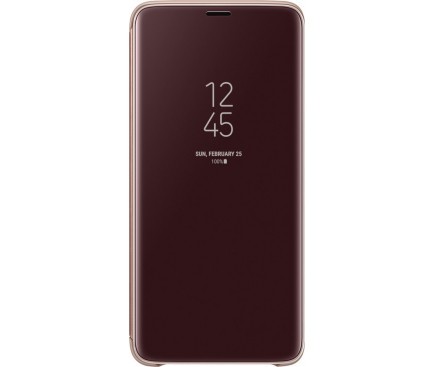Husa de protectie Samsung Galaxy S9 Clear View Cover Auriu
