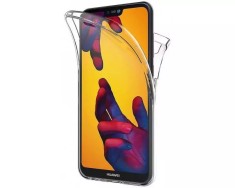 Husa Huawei P40 Lite E 360 Grade silicon fata TPU spate Transparenta foto