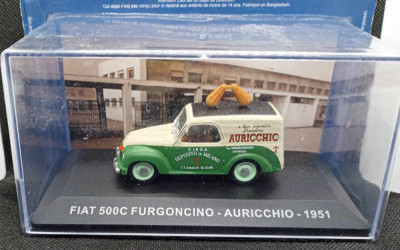 Macheta Fiat 500C Furgoncino - Ixo/Altaya 1/43 foto