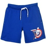 Pantaloni Scurti Marvel pentru Baieti, Bumbac Moale, Design Captain America, Ideali pentru Copii, Bleumarin, 4 ani Bleumarin 110 CM