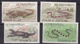 Laos 1967 fauna reptile MI 218-221 MNH