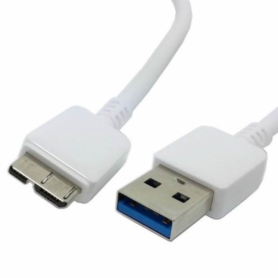 Cablu USB 3 tata - microUSB 3 tata, Active, 1m, alb foto