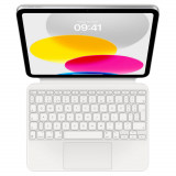 Cumpara ieftin Husa cu tastatura Apple Magic Keyboard pentru iPad (gen. 10), layout INT EN, Alb