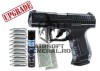 Cel mai puternic pistol Pistol Airsoft Walther P99 DAO Upgradat 4.5J Pachet promo cu bile capsule co2 si ulei mentenanta AirsoftGeneral, Umarex