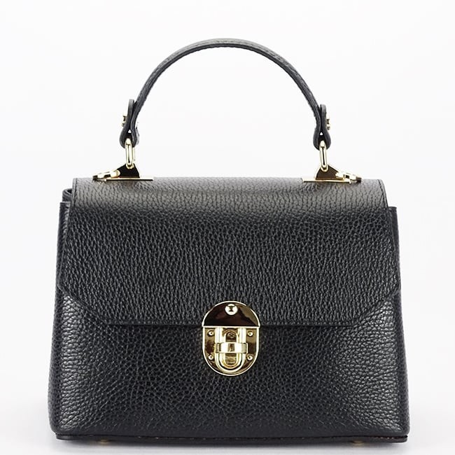 Geanta neagra din piele naturala 1736 131