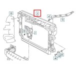 Trager panou central VW Sharan (7n), 2015-, Fata, complet; polipropilena cu armatura din otel in exterior (PP + otel), Aftermarket