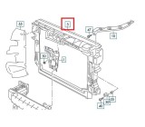 Trager panou central VW Sharan (7n), 2015-, Fata, complet; polipropilena cu armatura din otel in exterior (PP + otel), Aftermarket, Rapid