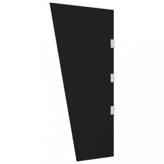 Panou lateral copertina u?a negru 50x100 cm sticla foto