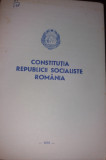 CONSTITUTIA REPUBLICII SOCIALISTE ROMANIA