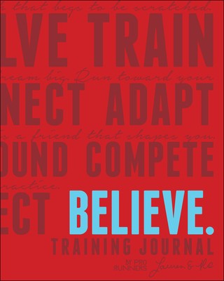 Believe Training Journal (New Red Edition) foto