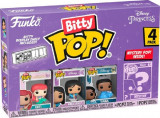 Set 4 Figurine Funko Bitty Pop Disney Princess Ariel Mulan Tiana