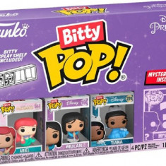 Set 4 Figurine Funko Bitty Pop Disney Princess Ariel Mulan Tiana