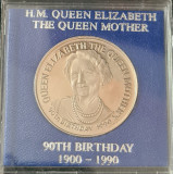 Marea Britanie 1990 Medalie H.M, Queen Elizabeth, Europa