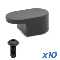 Carlig aripa spate trotineta electrica Ninebot Max G30 - set 10 buc negru
