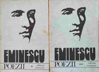 POEZII VOL.1-2 EDITIE CRITICA DE D. MURARASU-MIHAI EMINESCU foto