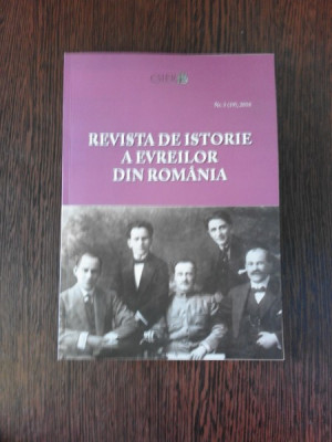 REVISTA DE ISTORIE A EVREILOR DIN ROMANIA NR.3/2018 foto