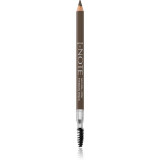 Cumpara ieftin Note Cosmetique Natural Look creion pentru sprancene cu pensula 03 Brown 1,08 g