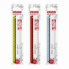Rigla plastic 17cm my.pen 3 combinatii de culori, Herlitz
