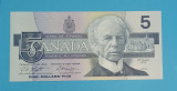Canada 5 Dollars 1986 &#039;Pescarus Albastru&#039; UNC serie: GPZ4281889