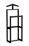 Suport haine lemn negru Daiki 40x24x106 cm