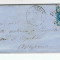 France 1858 Postal History Rare Cover + Content PARIS to LAGUIOLLE D.830