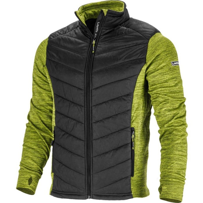 JACHETA CU IMPRIMEU SI MATLASARE / VERDE-NEGRU - 2XL