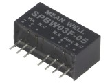 Convertor DC/DC MEAN WELL 3W 9-36V la 5V 600mA SIP8