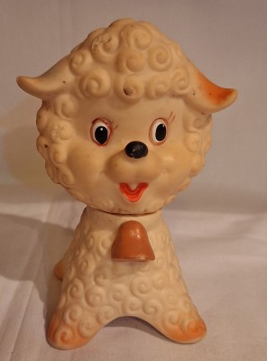 OITA mioara miel figurina cauciuc Jucarie Aradeanca, veche anii 1970 superba foto