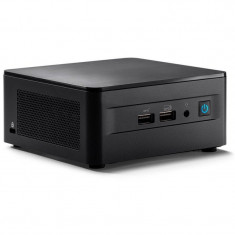 Mini PC Asus NUC 12 Pro Kit NUC12WSHi5 cu procesor Intel® Core™ i5-1240P pana la 4.40 GHz, fara RAM, fara stocare, Intel® Iris® Xe Graphics eligible,