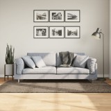 vidaXL Covor ISTAN, cu fire &icirc;nalte, aspect lucios, gri, 100x200 cm