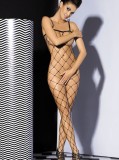 Bodystocking Catsuit Tip Plasa, Negru, S/M/L