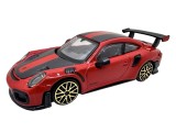 Macheta Bburago Porsche 911 GT2 RS 1:43 rosu replica metal die-cast